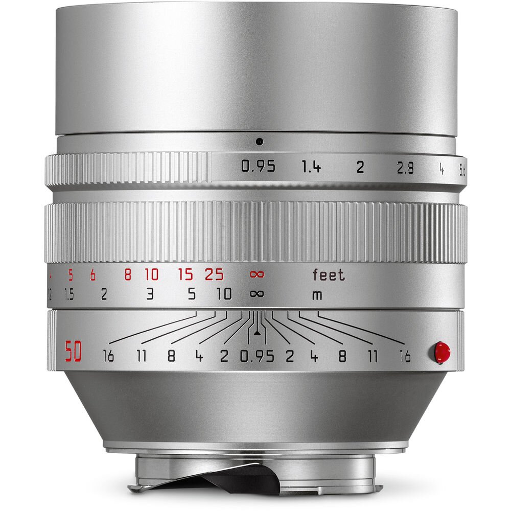 LEICA NOCTILUX-M 0.95/50 mm ASPH., silbern eloxiert 11667