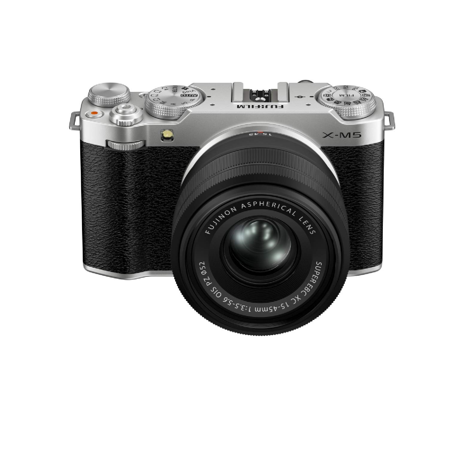 Fujifilm X-M5 silber + XC 15-45mm 1:3,5-5,6 OIS PZ