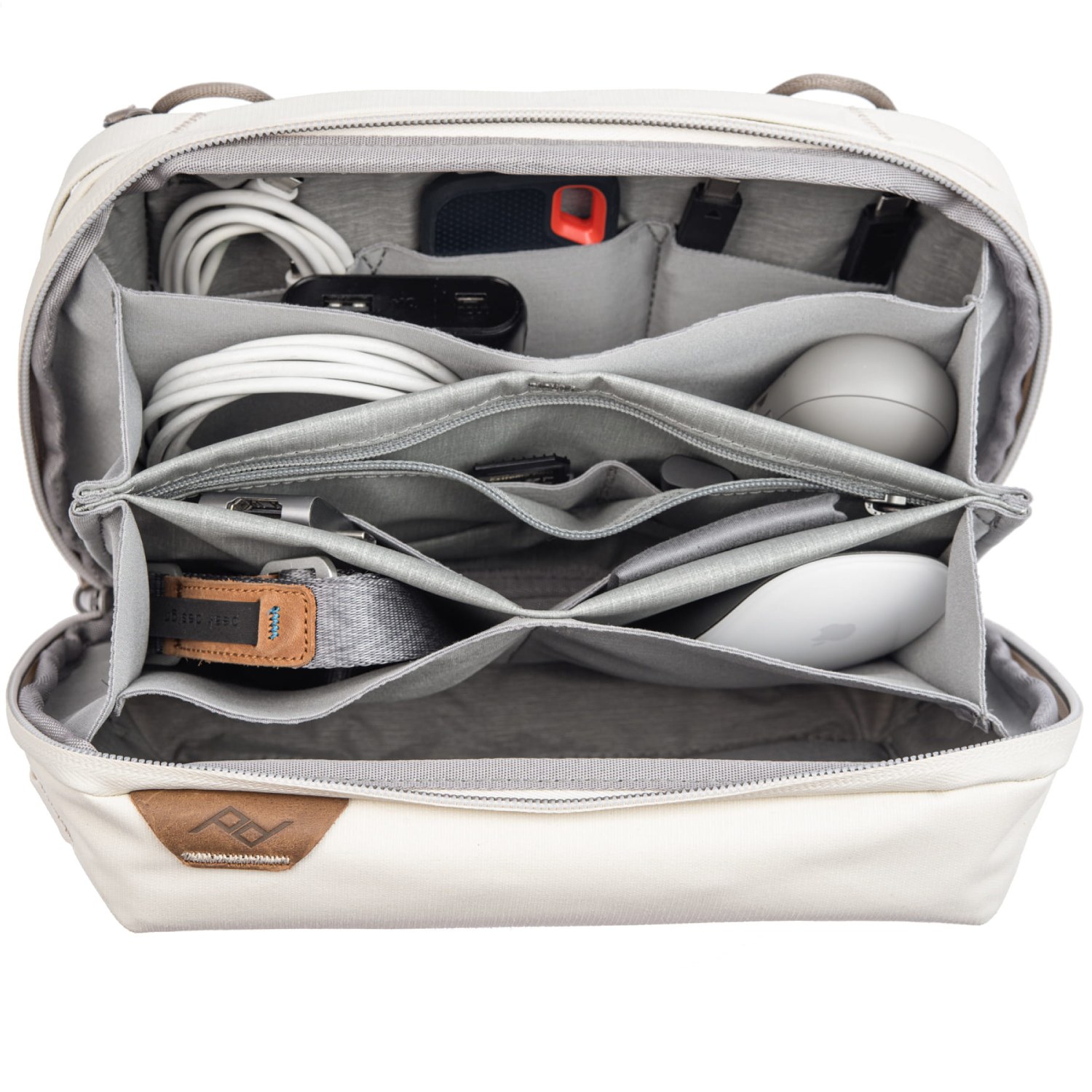 Peak Design Tech Pouch beige Organizer Tasche
