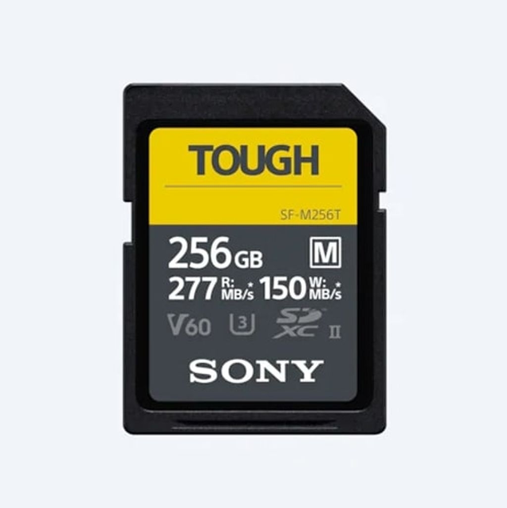 Sony SDXC 256GB Cl10 UHS-II U3 V60 TOUGH, 277/150 MB/s Speicherkarte
