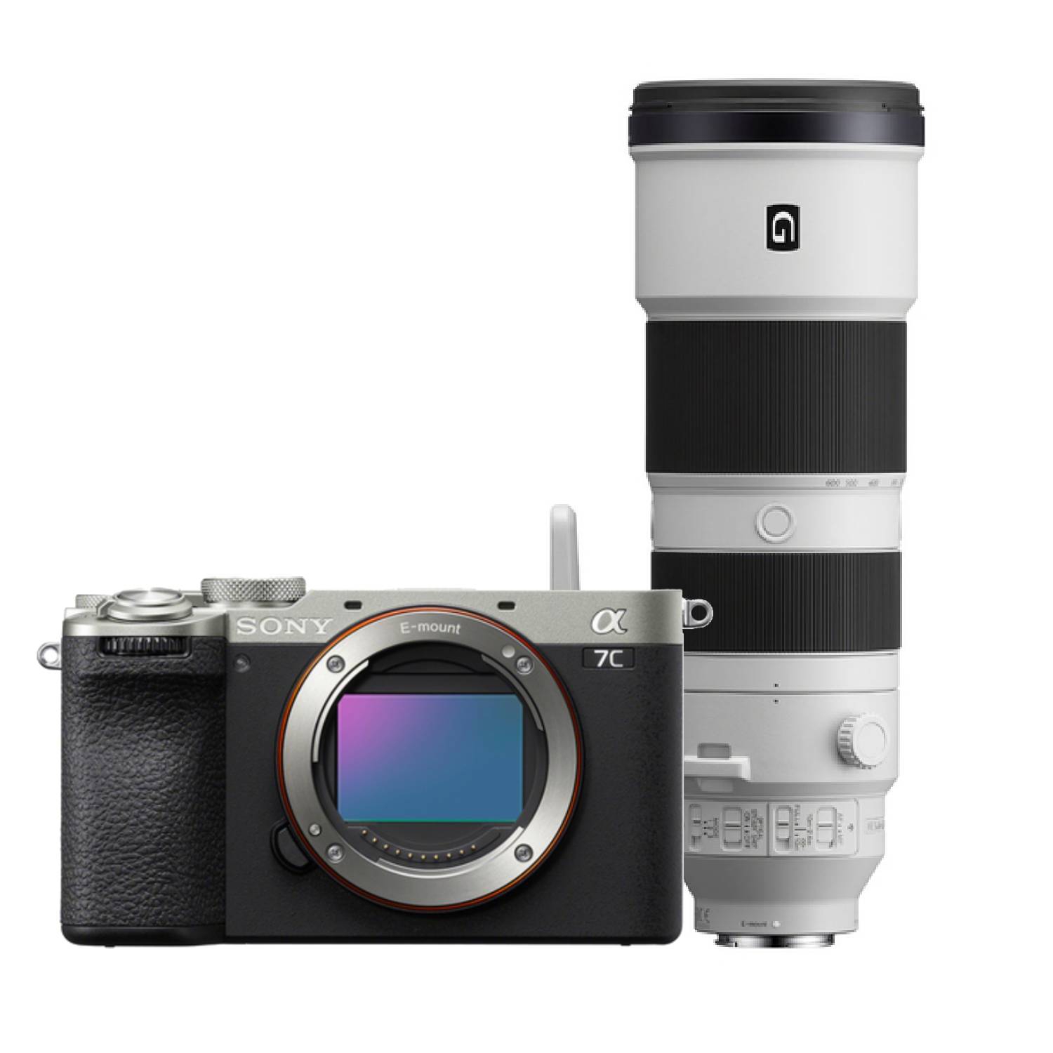 Sony Alpha 7C II (ILCE7CM2S) silber + SEL FE 200-600mm 1:5,6-6,5 G OSS (SEL200600G)