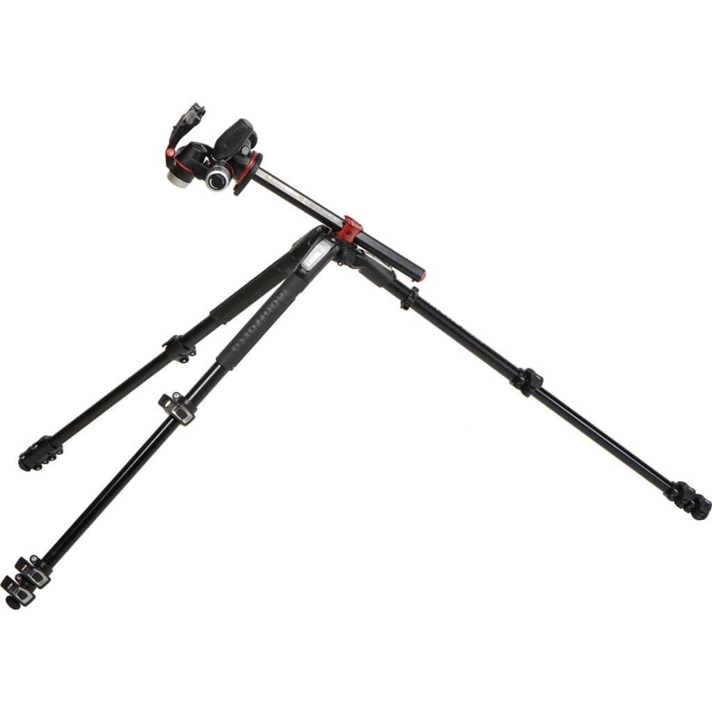 Manfrotto MK190XPRO4-3W 190 Alu Stativ QPL mit XPRO 3-Wege-Neiger 4 Segmente