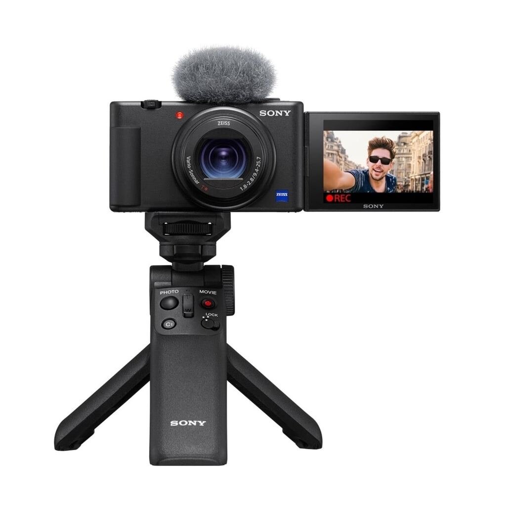 Sony ZV-1 Vlog-Kamera + GP-VPT2BT Handgriff