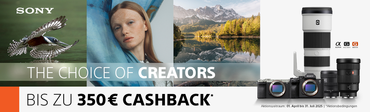 SONY SOMMER CASHBACK-AKTION: 01.04. - 31.07.2025