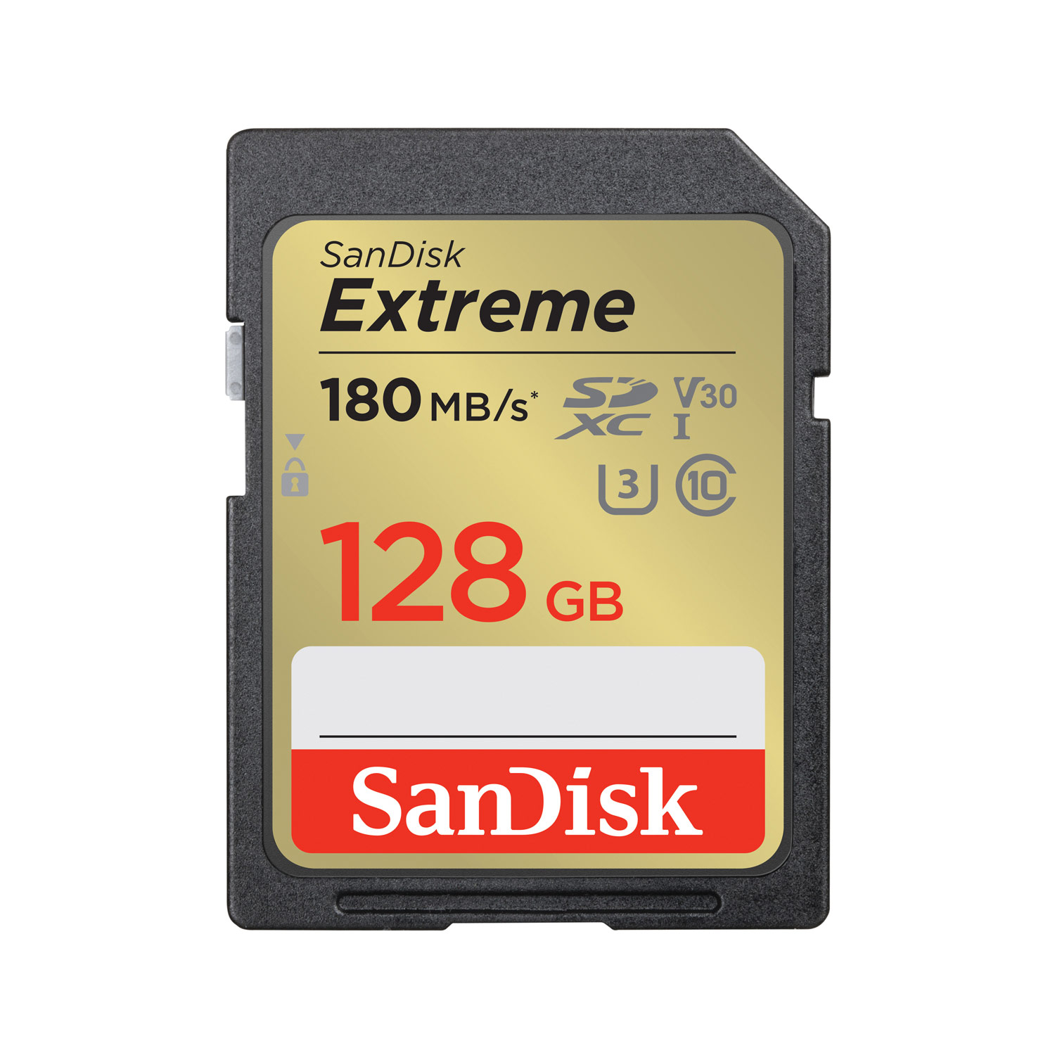 SanDisk 128GB SDXC Extreme 180MB/s UHS-1 U3 V30