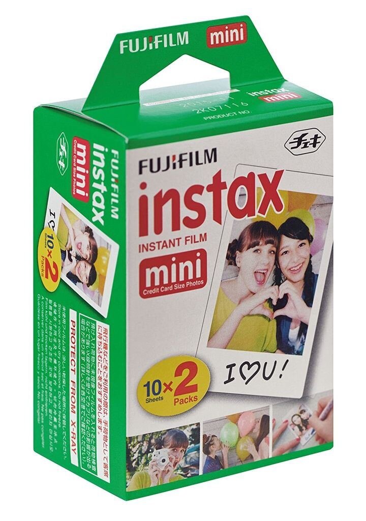 Fujifilm Instax Mini Sofortbildfilm Color Glossy für 20 Aufnahmen
