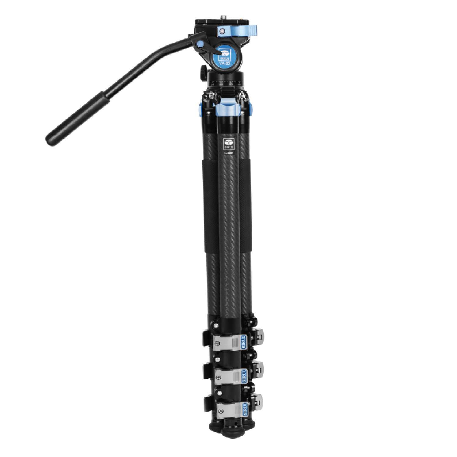 Sirui L-324F+ Carbon Dreinbeinstativ + VA-5X Videoneiger