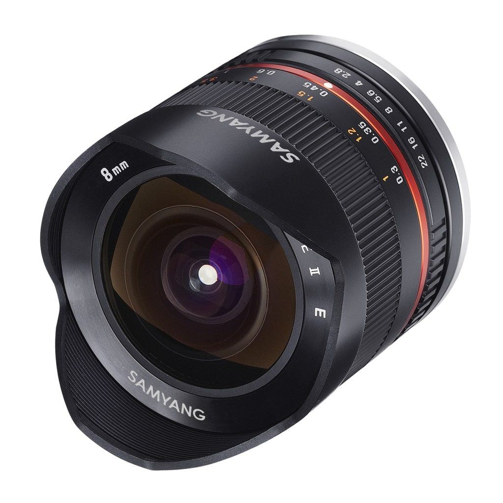 Samyang MF 8mm 1:2,8 Fisheye II APS-C für Sony E schwarz