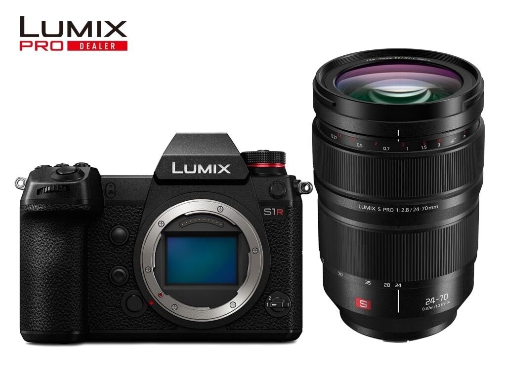 Panasonic LUMIX DC-S1R (DC-S1RE-K) + LUMIX S PRO 24-70mm 1:2,8 (S-E2470E)