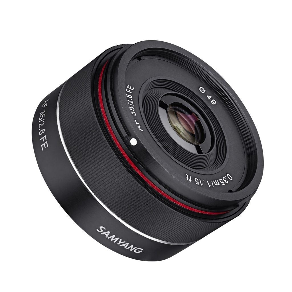 Samyang AF 35mm 1:2,8 FE inkl. Lens Station für Sony E
