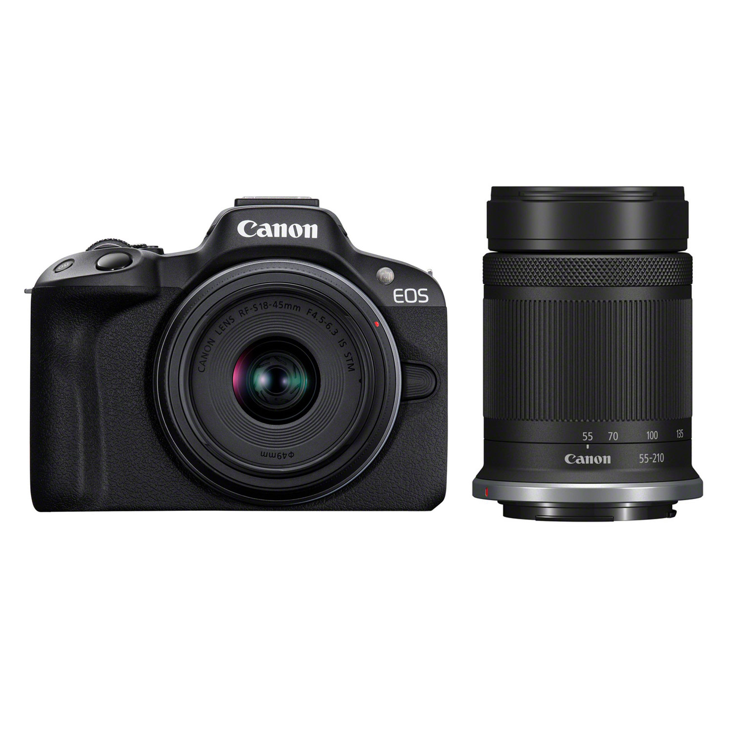 Canon EOS R50 + RF-S 18-45mm 1:4,5-6,3 IS STM + RF-S 55-210mm 1:5-7,1 IS STM