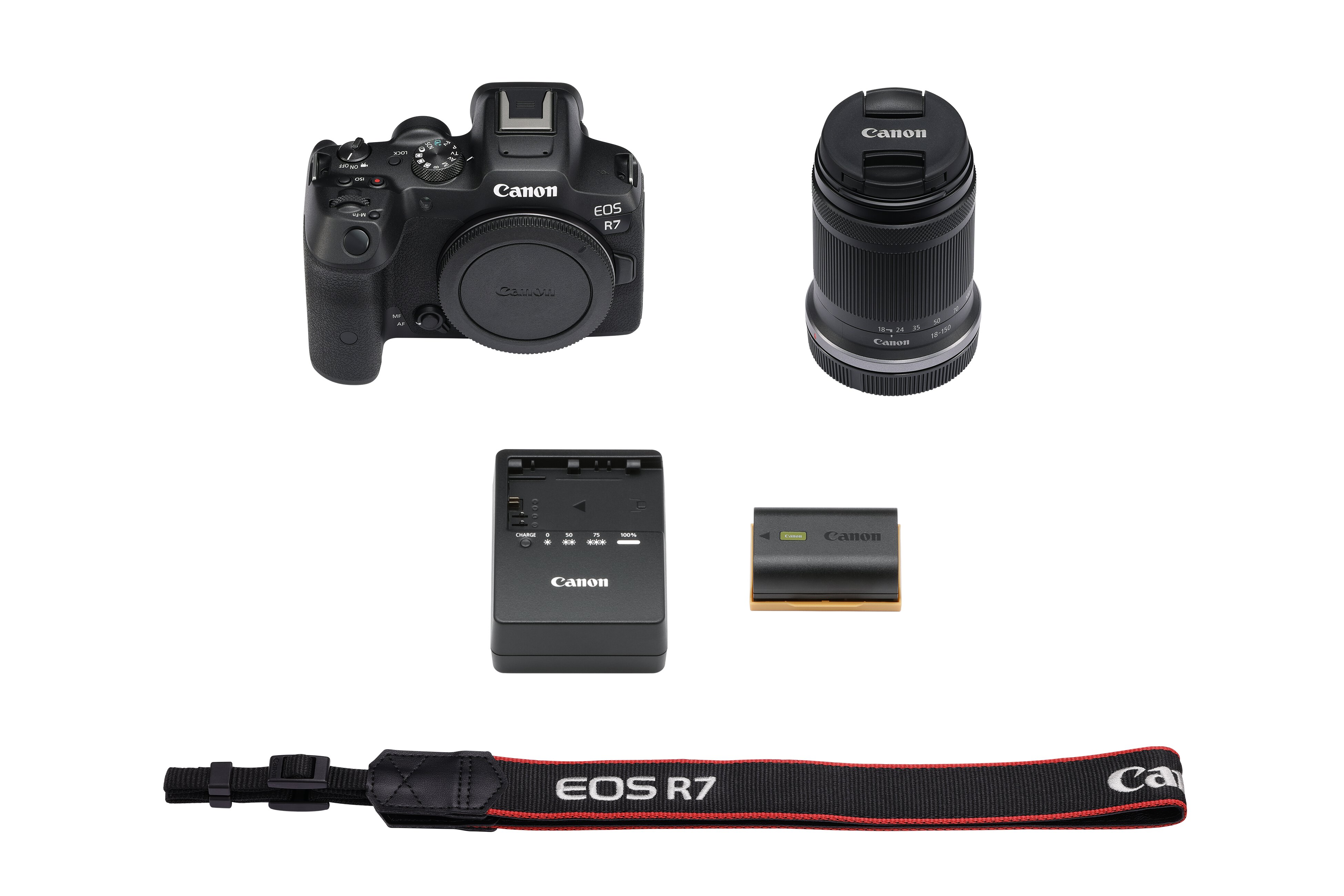 Canon EOS R7 inkl. RF-S 18-150mm 1:3,5-6,3 IS STM + EF-EOS R Adapter