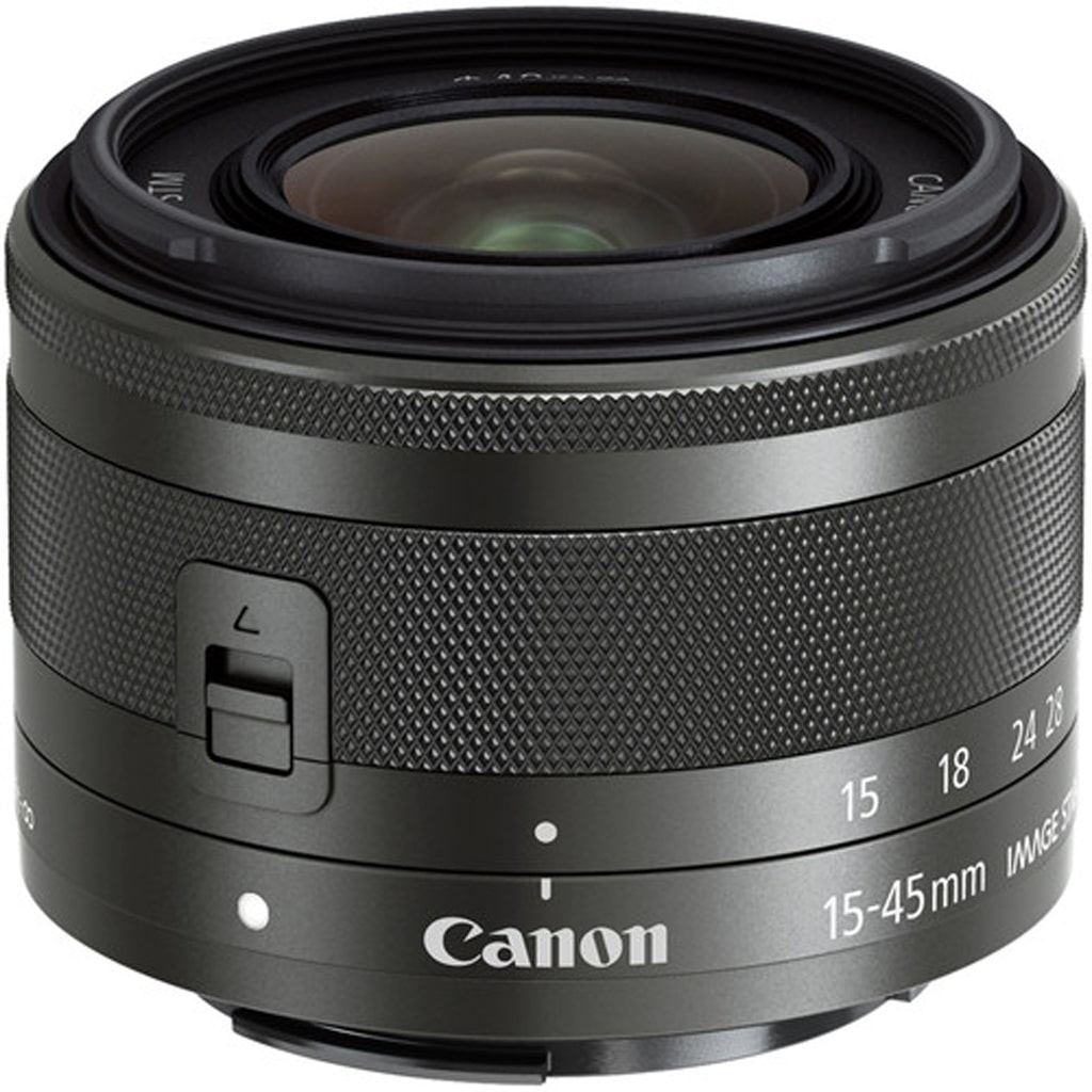 Canon EF-M 15-45mm 1:3,5-6,3 IS STM schwarz aus Set