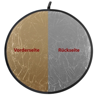 Delamax Faltreflektor 2in1 107cm gold/silber