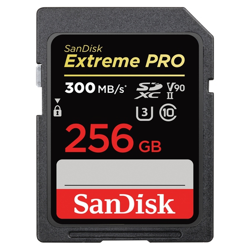 SanDisk Extreme Pro SDXC 256GB UHS-II 300MB/s V90