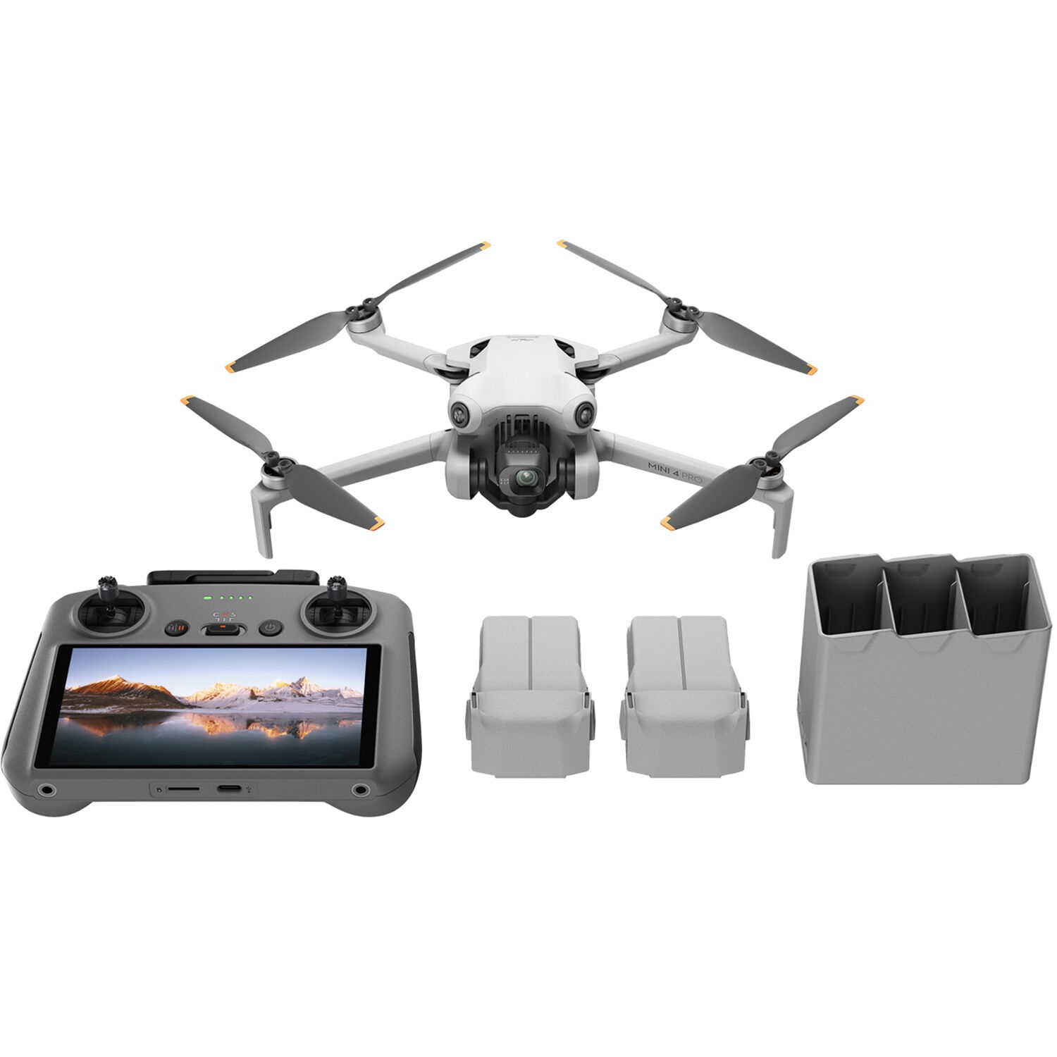 DJI Mini 4 Pro + DJI RC2 Fly More Combo Quadrokopter + Fernsteuerung m. Display